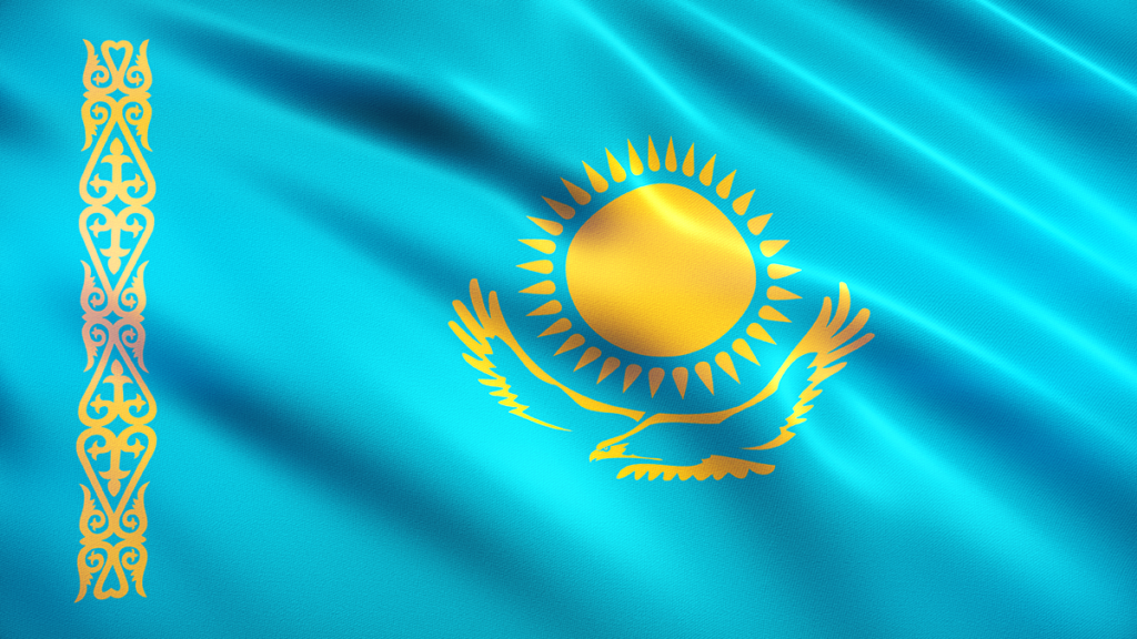 Kazakhstan Flag