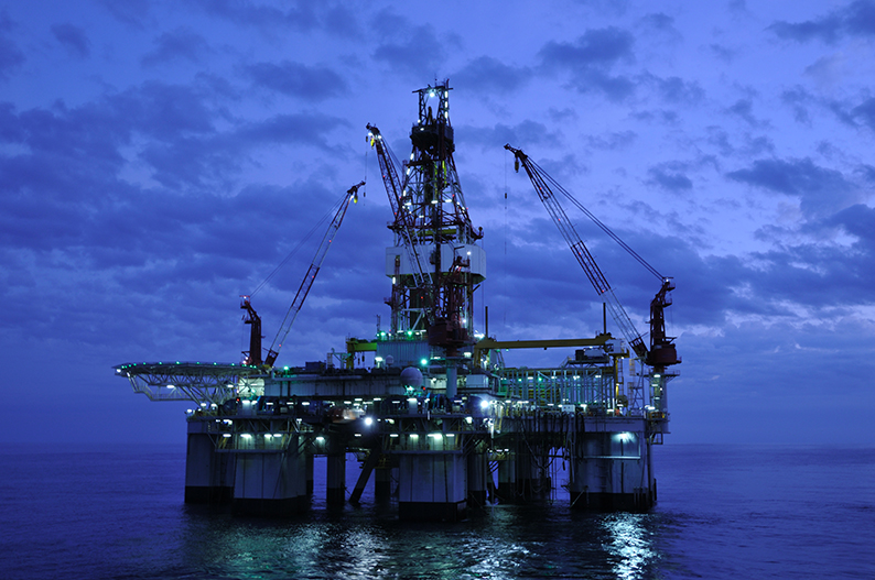 Deep Sea Oil Rig